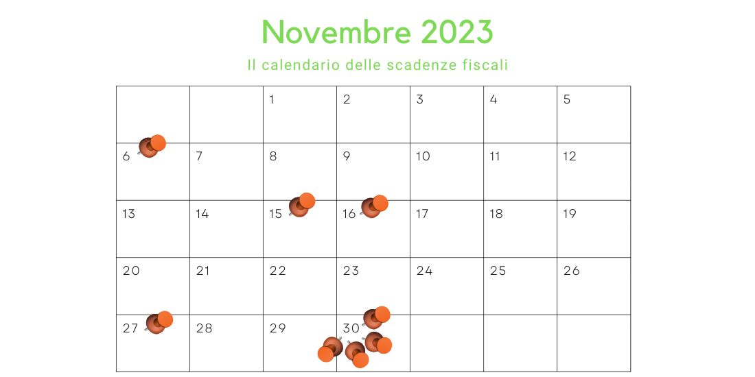 Scadenze Fiscali Novembre 2023: Le Date In Calendario | Scadenze Fiscali