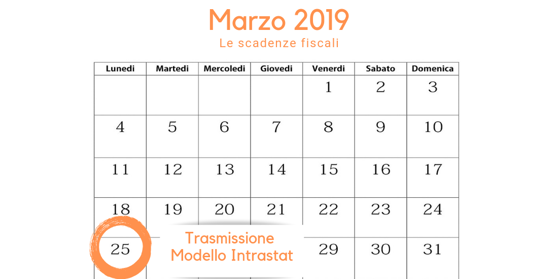 Scadenza modello Intrastat, fissata al 25 marzo per gli operatori